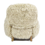 Modern European furniture - Upholstered New Zealand Sheepskin Oak Armchair - www.oroa.com