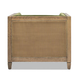 Modern European furniture - Olive Green Rattan Tuxedo Armchair - www.oroa.com