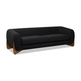 Ebony Black Boucle Sofa | OROA