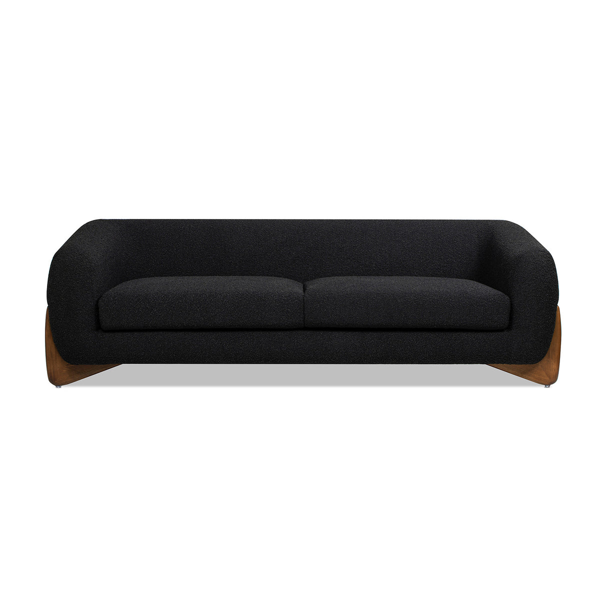 Ebony Black Boucle Sofa | OROA