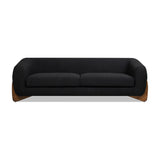 Ebony Black Boucle Sofa | OROA