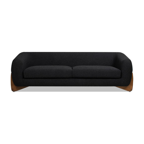 Ebony Black Boucle Sofa | OROA