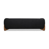Ebony Black Boucle Sofa | OROA