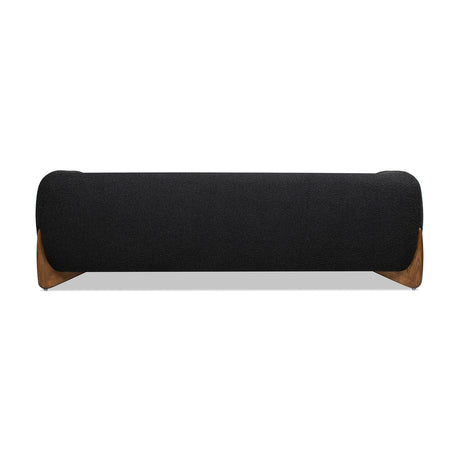 Ebony Black Boucle Sofa | OROA