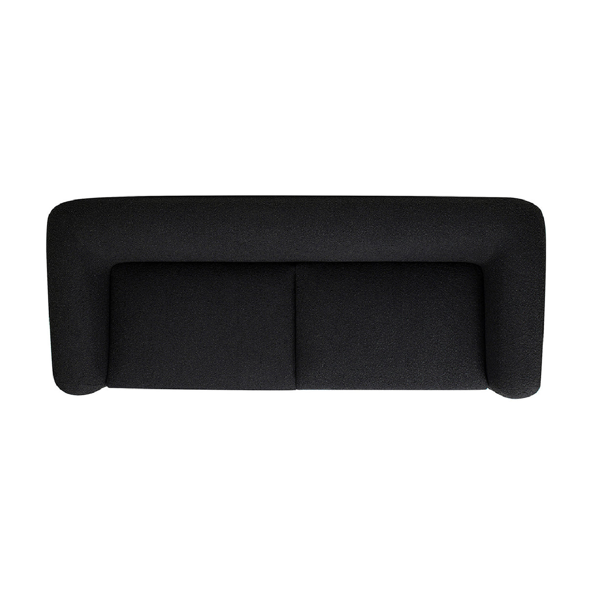 Ebony Black Boucle Sofa | OROA