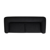 Ebony Black Boucle Sofa | OROA