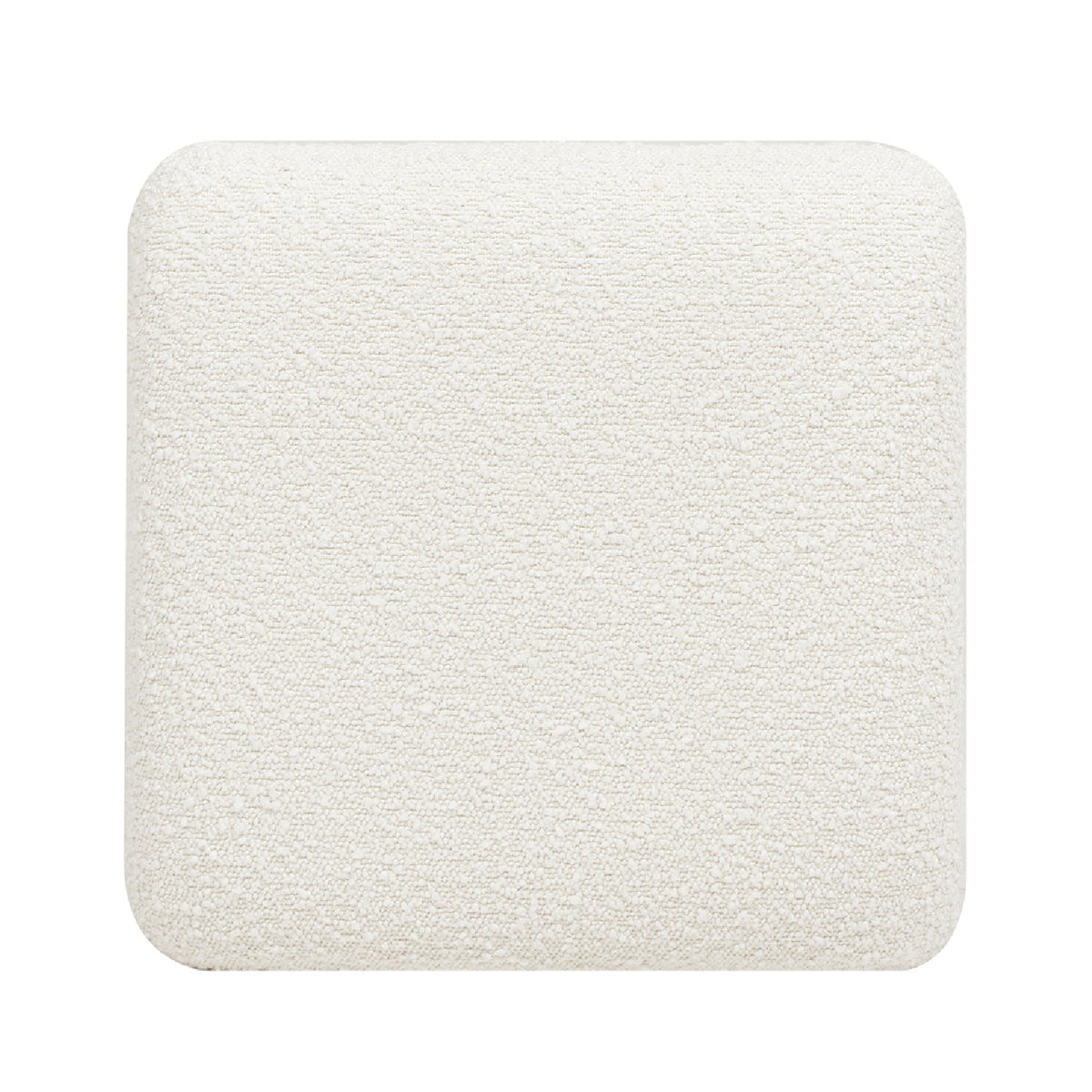 Modern European furniture - Lucia Ivory White Boucle Counter Stool - www.oroa.com