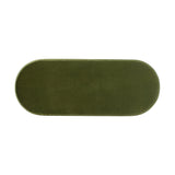 Upholstered Oval Storage Bench | OROA