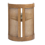 Modern European furniture - Curved Rattan Upholstered Dining Chair  - www.oroa.com
