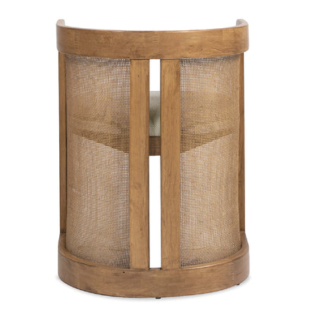 Modern European furniture - Curved Rattan Upholstered Dining Chair  - www.oroa.com