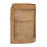Modern European furniture - Curved Rattan Upholstered Dining Chair  - www.oroa.com