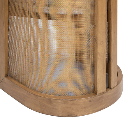 Modern European furniture - Curved Rattan Upholstered Dining Chair  - www.oroa.com