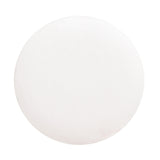 Round Fur Upholstered & Burl Pouf Ottoman | OROA