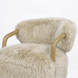Modern European furniture - New Zealand Sheepskin Lounge Chair - www.oroa.com