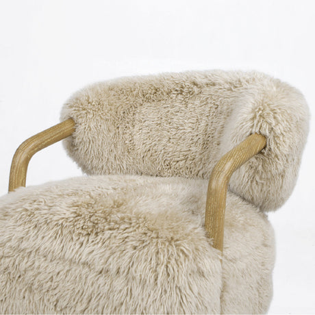 Modern European furniture - New Zealand Sheepskin Lounge Chair - www.oroa.com