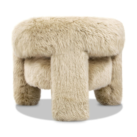 Modern European furniture - New Zealand Sheepskin Barrel Accent Chair - www.oroa.com 