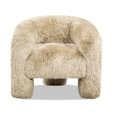Modern European furniture - New Zealand Sheepskin Barrel Accent Chair - www.oroa.com 
