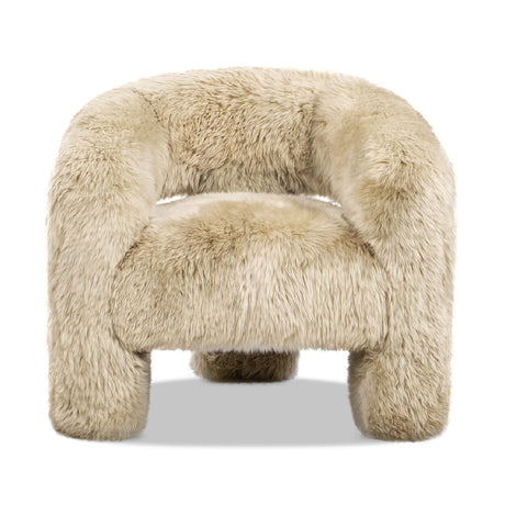 Modern European furniture - New Zealand Sheepskin Barrel Accent Chair - www.oroa.com 