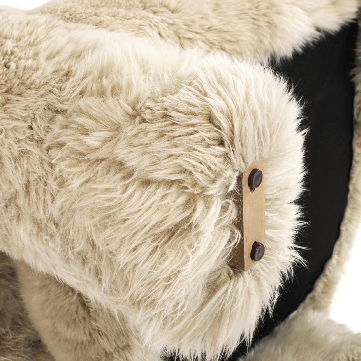 Modern European furniture - New Zealand Sheepskin Barrel Accent Chair - www.oroa.com 