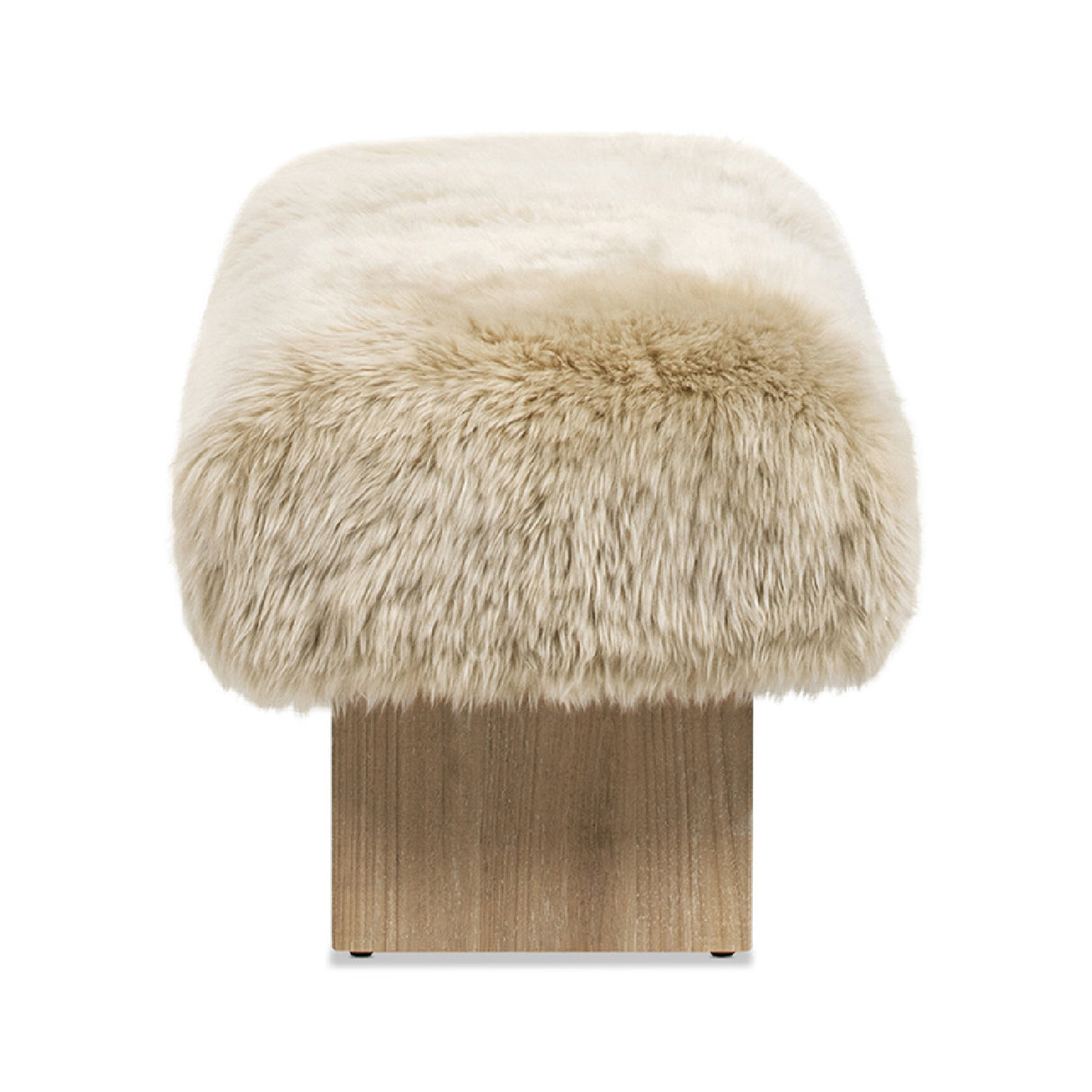 Natural New Zealand Sheepskin Bench | OROA