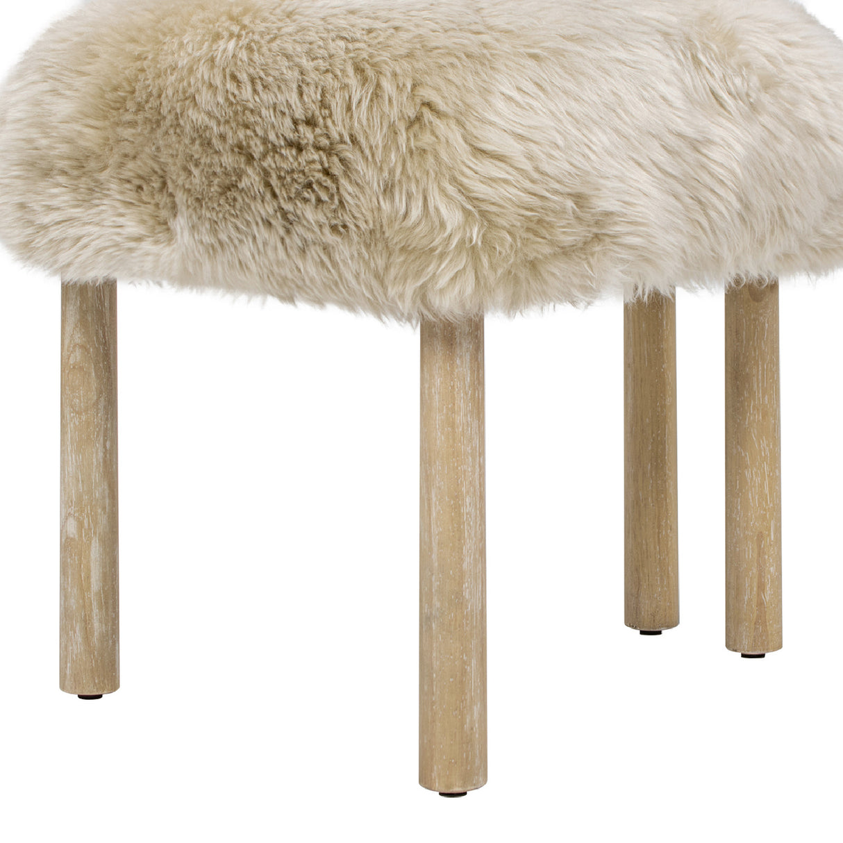 Modern European furniture - Natural Sheepskin Dining Chair - www.oroa.com