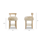 Natural Blonde Bar Stool | OROA