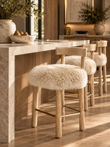 Natural Blonde Bar Stool | OROA