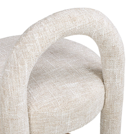 Round Arched Upholstered Counter Stools (2) | OROA
