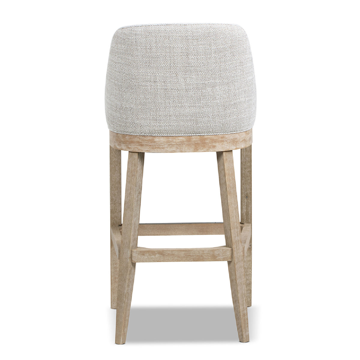 Modern European furniture - Coastal Curved Back Upholstered Barstool - www.oroa.com