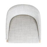 Modern European furniture - Coastal Curved Back Upholstered Barstool - www.oroa.com