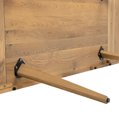 Solid Oak Wood Extendable Dining Table | OROA