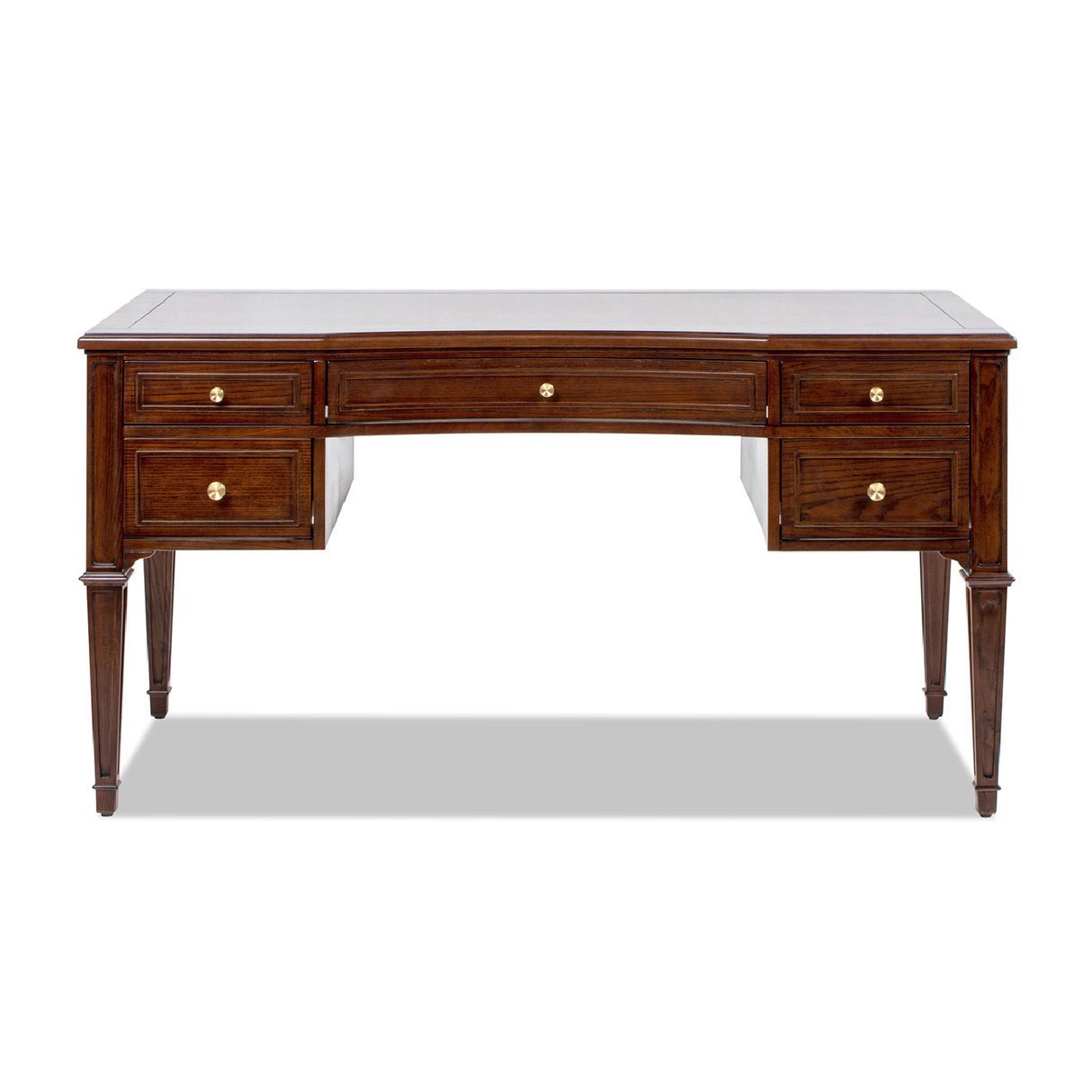 Modern European furniture - Dauphin Dark Walnut Writing Desk - www.oroa.com