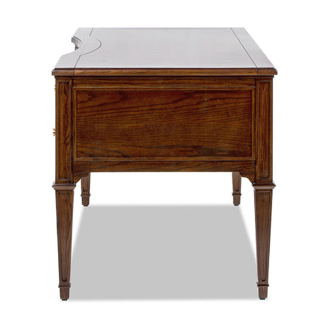 Modern European furniture - Dauphin Dark Walnut Writing Desk - www.oroa.com