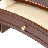 Modern European furniture - Dauphin Dark Walnut Writing Desk - www.oroa.com