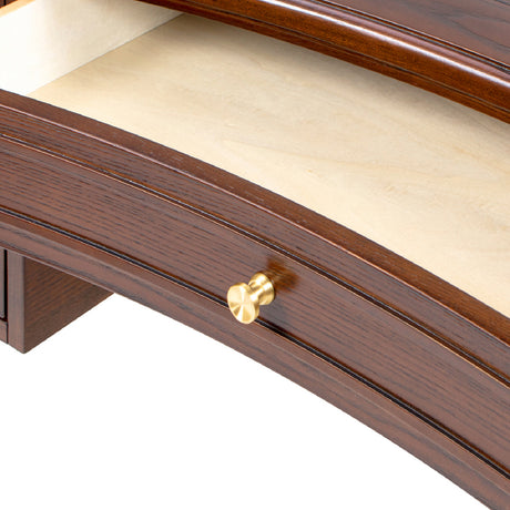 Modern European furniture - Dauphin Dark Walnut Writing Desk - www.oroa.com