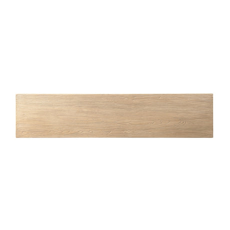 Natural Brown Reclaimed Elm Trestle Dining Bench | OROA - www.oroa.com