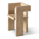 Reclaimed Elm Sculptural Accent Chair | OROA