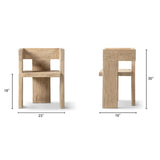 Reclaimed Elm Sculptural Accent Chair | OROA