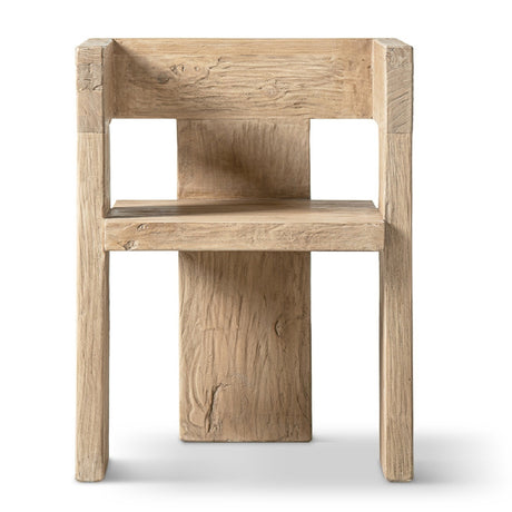 Reclaimed Elm Sculptural Accent Chair | OROA