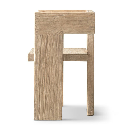 Reclaimed Elm Sculptural Accent Chair | OROA