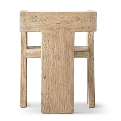 Reclaimed Elm Sculptural Accent Chair | OROA