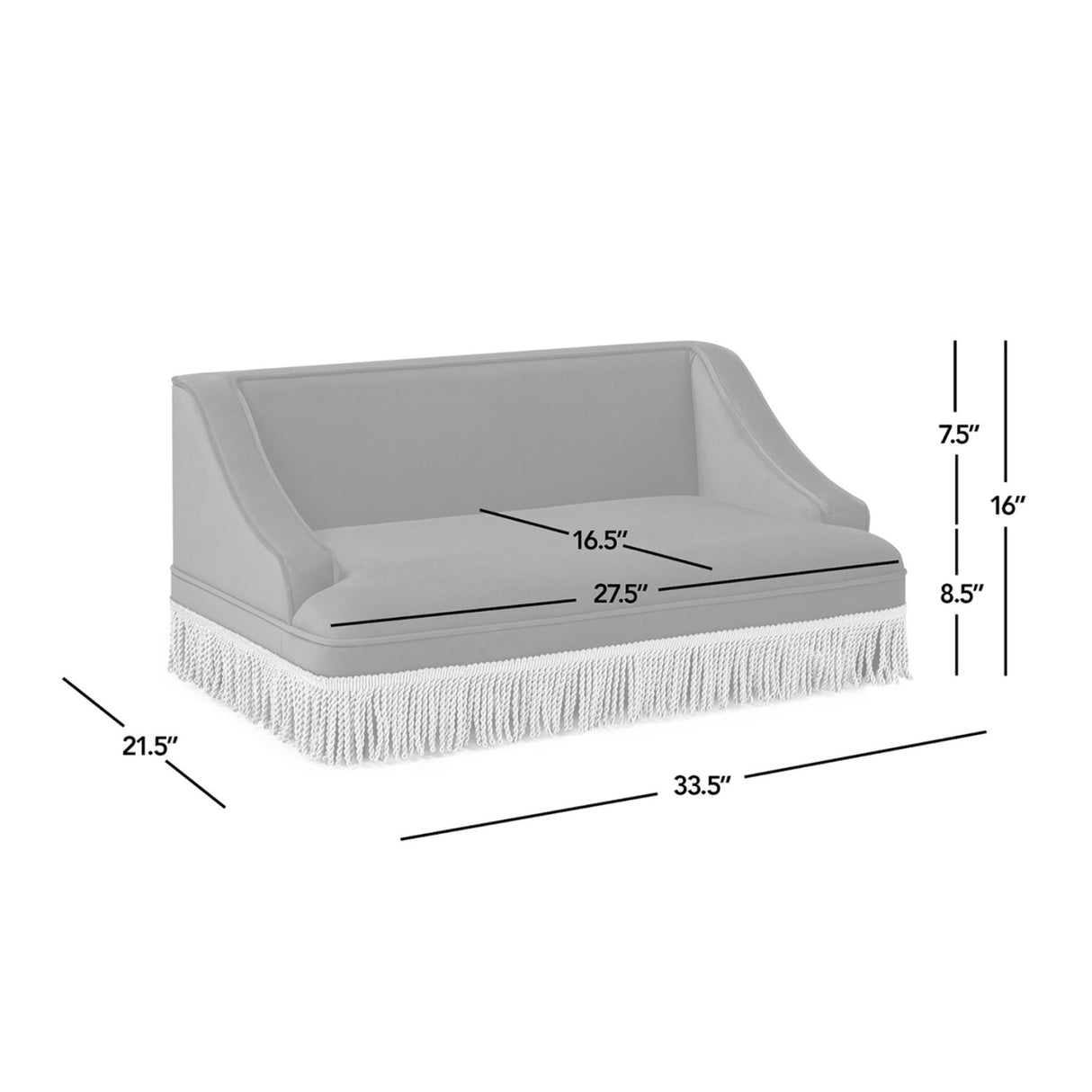 Medium Princess Pet Bed Sofa | OROA