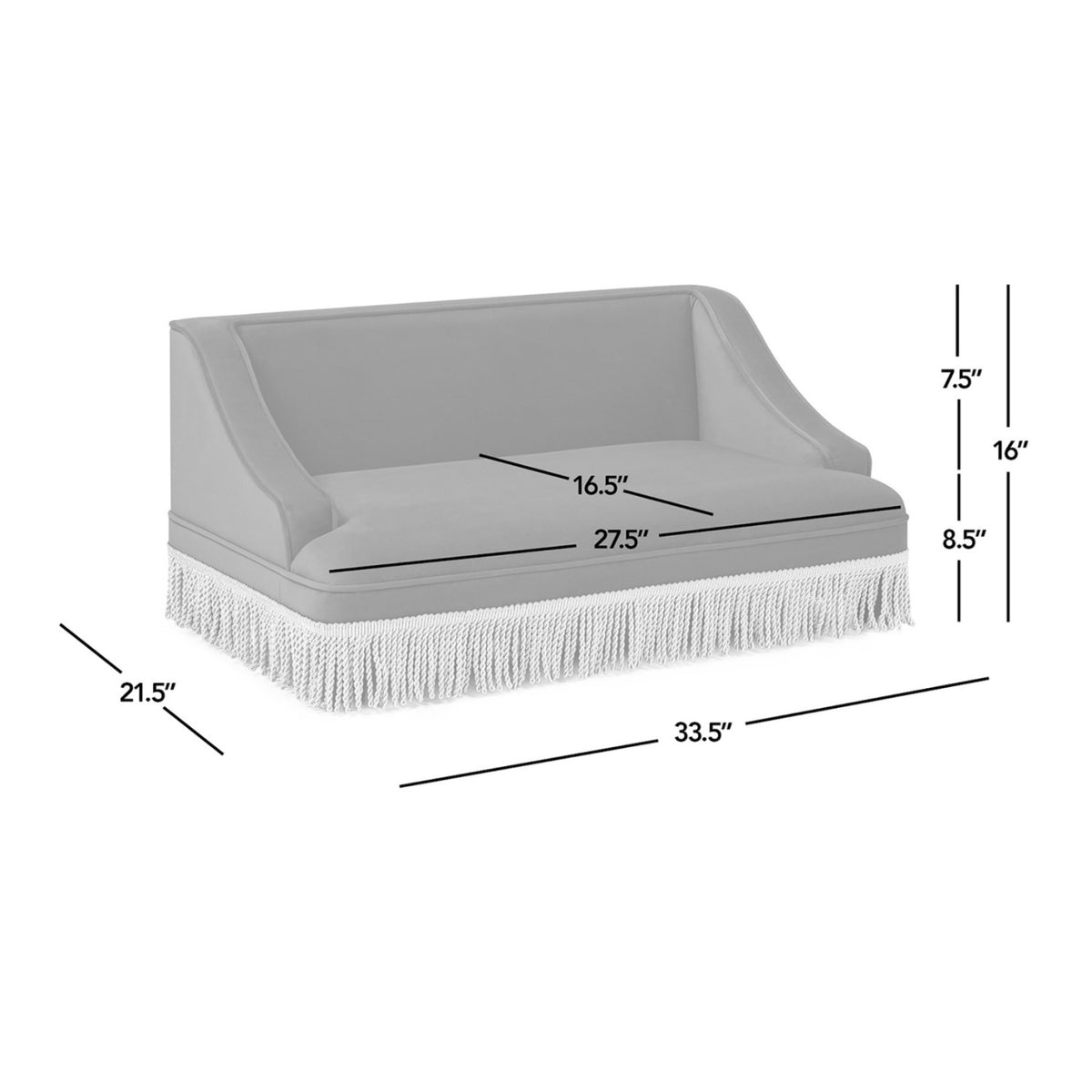 Duchess Medium Princess Pet Bed Sofa | OROA