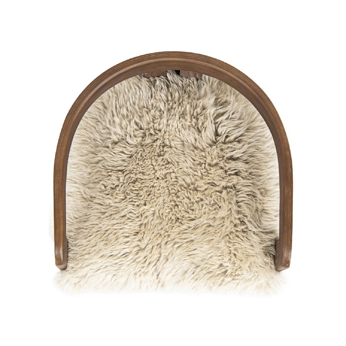Dark Brown Ash Wood Counter Stool | OROA
