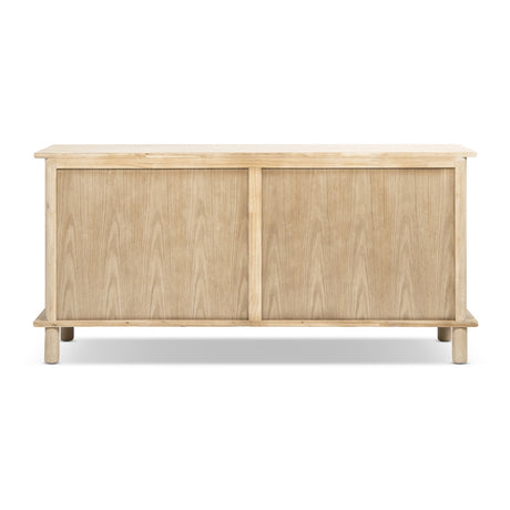 Natural Cerused Pine Wood 4-Door Sideboard | OROA - www.oroa.com