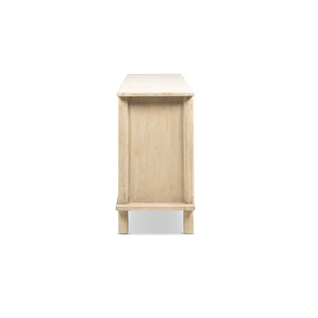 Natural Cerused Pine Wood 4-Door Sideboard | OROA - www.oroa.com