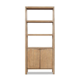 Antique Natural Reclaimed Pine Wood Bookcase | OROA
