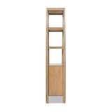 Antique Natural Reclaimed Pine Wood Bookcase | OROA