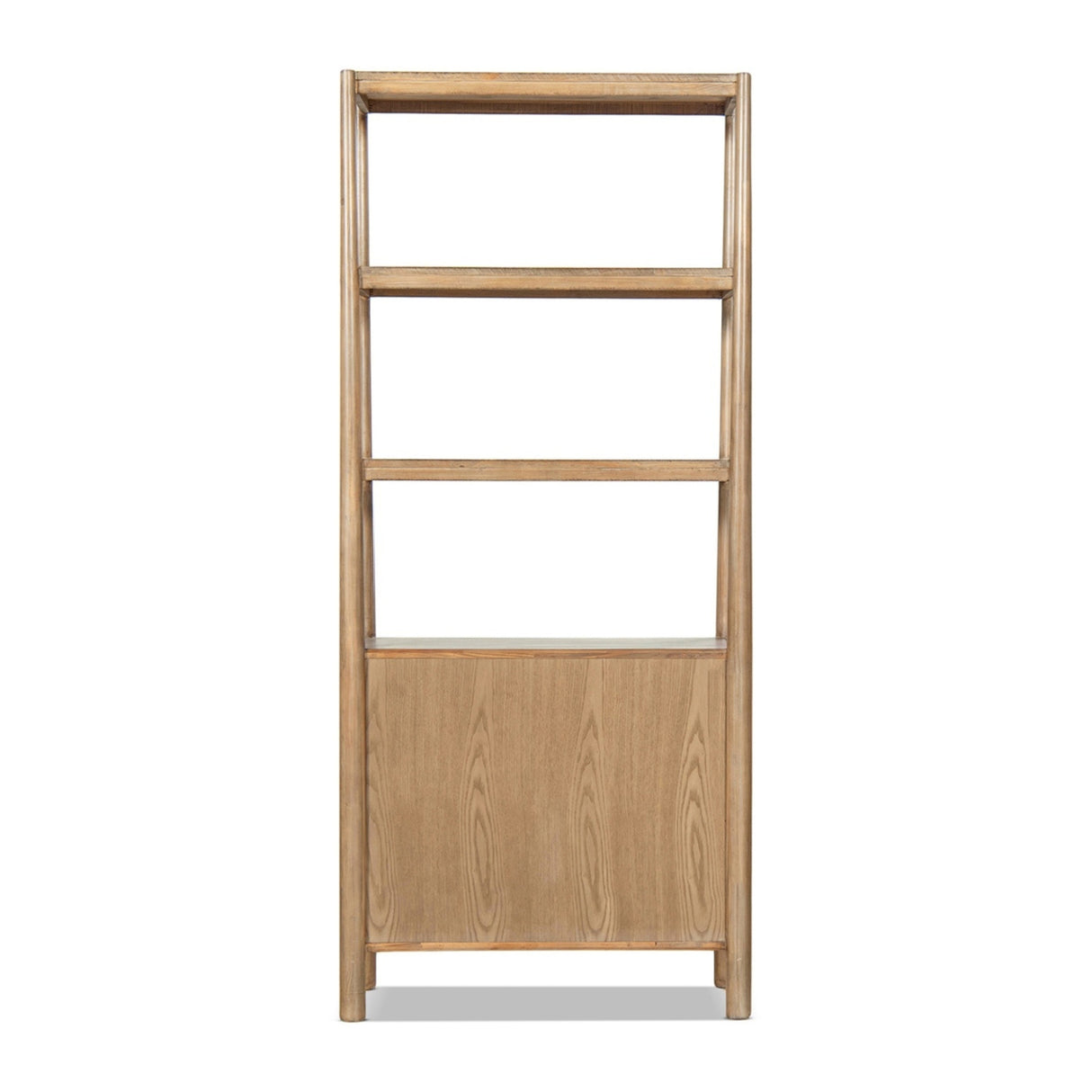 Antique Natural Reclaimed Pine Wood Bookcase | OROA