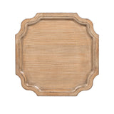 Modern European furniture - Reclaimed Pine Wood Iron Side Table - www.oroa.com